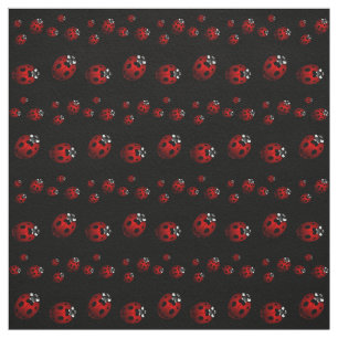 Ladybug Art Fabric Ladybird Fabric Cotton or Poly