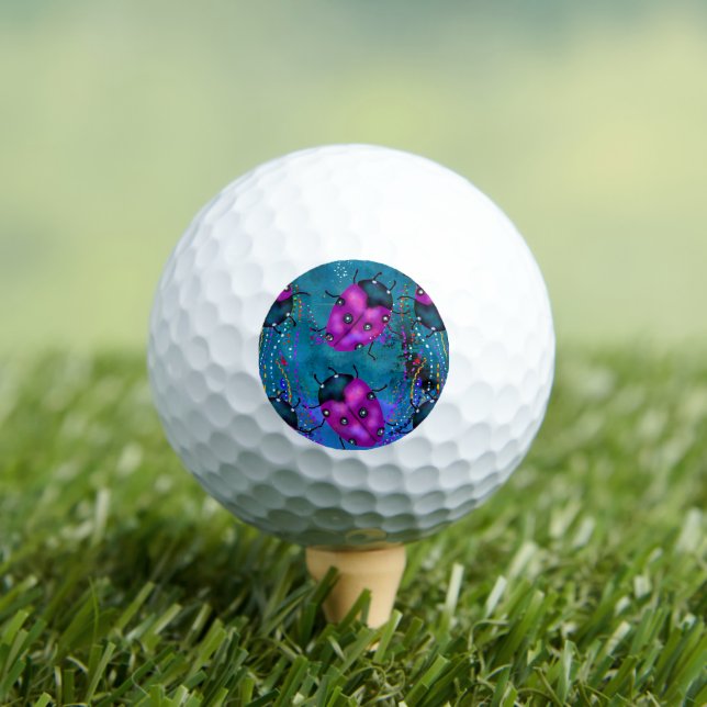 LADYBUG ART GOLF BALLS (Insitu Tee)