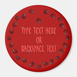 Ladybug Art Magnet Custom Ladybug Fridge Magnets