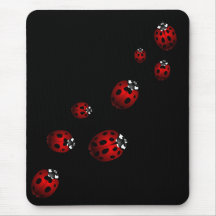 Ladybug Art Mousepad Bug Keepsake Ladybug Gifts