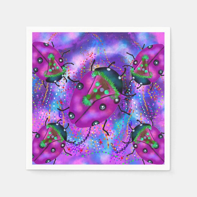 LADYBUG ART NAPKIN (Front)