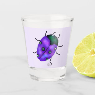 LADYBUG ART SHOT GLASS