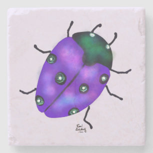 LADYBUG ART STONE COASTER