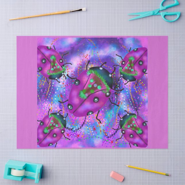 LADYBUG ART TISSUE PAPER (Craft)