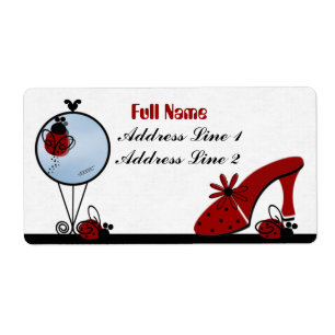 Ladybug Avery Label