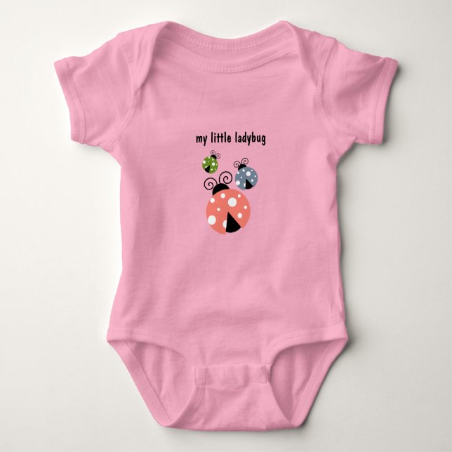 Ladybug Baby Bodysuit (Front)