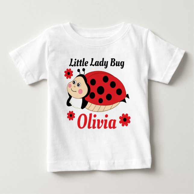 Ladybug Baby Customised T-Shirt (Front)
