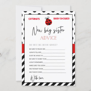 Ladybug Baby Shower - Editable Name, 5x7 Invitation