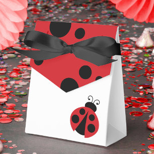 Ladybug Baby Shower Treat Favour Box