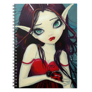 Ladybug Big-Eye Fairy Art Notebook