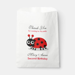 Ladybug Birthday Baby Shower Party Favour Bag
