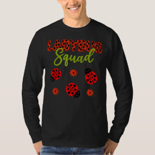 Ladybug Birthday Party Ladybug Squad Girl Matching T-Shirt