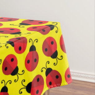 Ladybug Birthday Party Tablecloth
