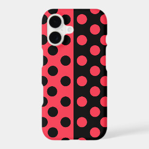 Ladybug Black Red Polka Dots