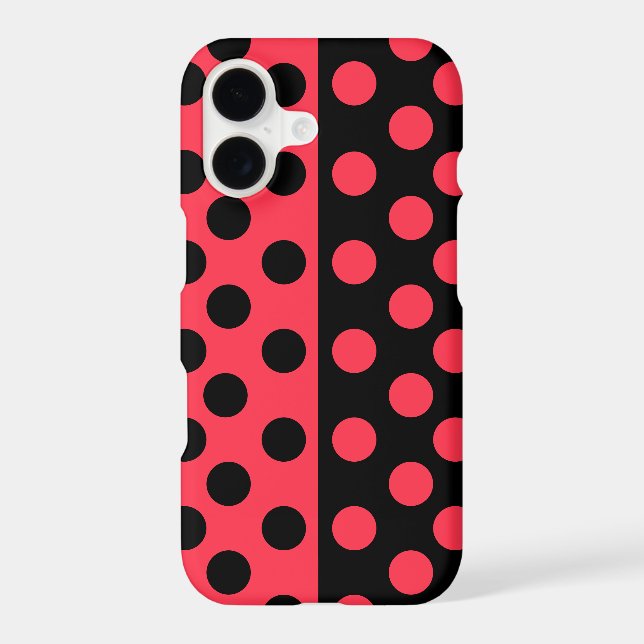 Ladybug Black Red Polka Dots (Back)