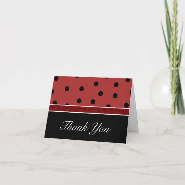 Ladybug Blank Thank You (Front)