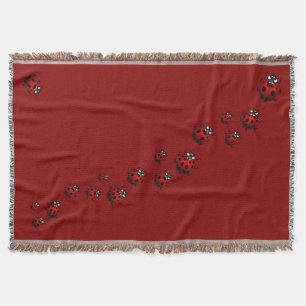 Ladybug Blanket Ladybug / Ladybird Throw Blankets