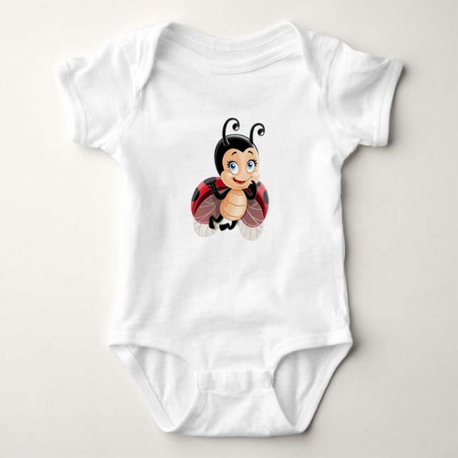 LadyBug - Body Suit Baby Bodysuit (Front)