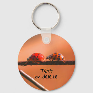 Ladybug Buddies Nature Personalised Key Ring
