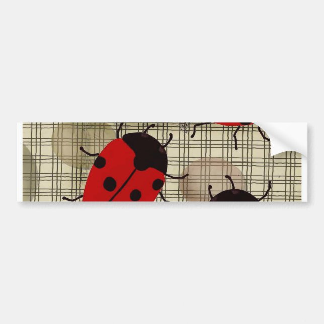 LADYBUG BUMPER STICKER (Front)