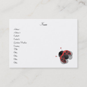 Ladybug Business Card