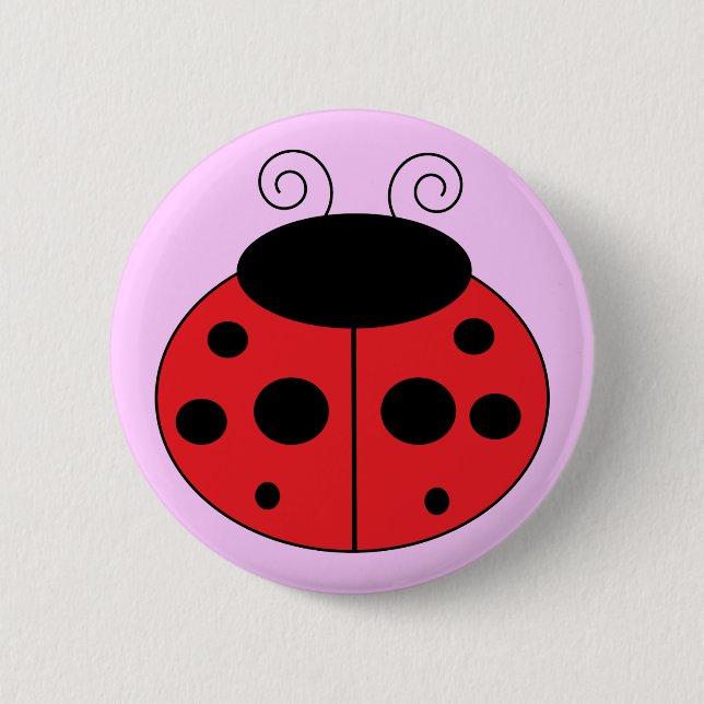 Ladybug Button (Front)