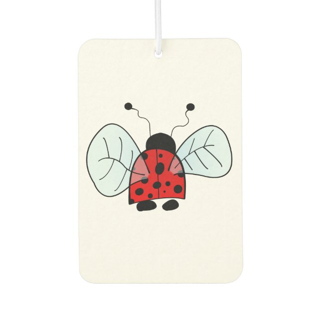 Ladybug   car air freshener (Front)