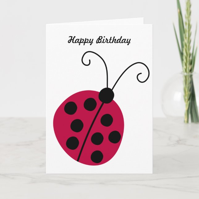 Ladybug Card (Front)