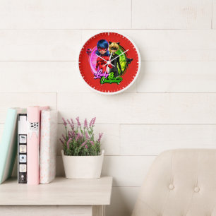 Ladybug & Cat Noir   Lucky & Charming Clock