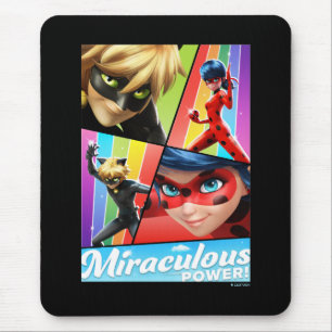 Ladybug & Cat Noir   Miraculous Power! Mouse Pad
