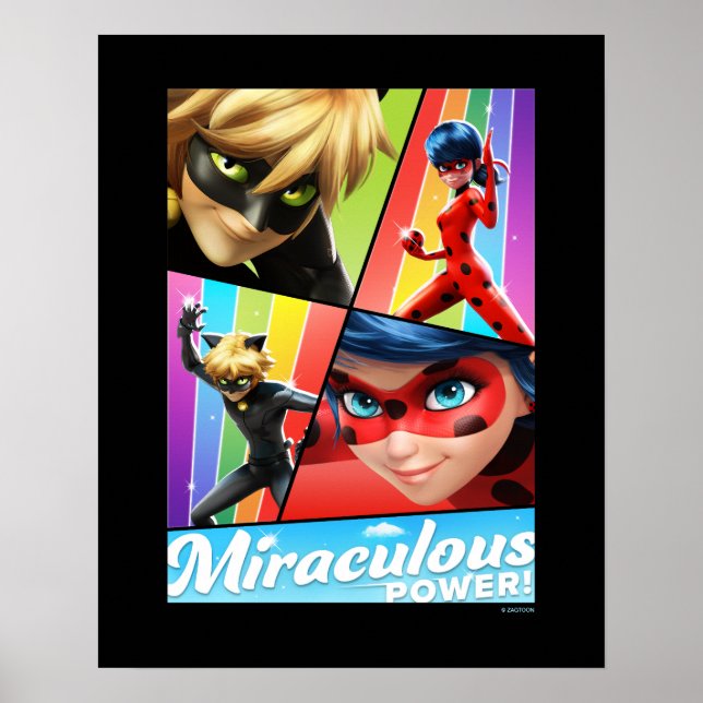 Ladybug & Cat Noir | Miraculous Power! Poster (Front)
