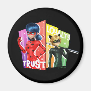 Ladybug & Cat Noir   Trust & Loyalty Magnet