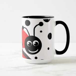 Ladybug Ceramic Mug