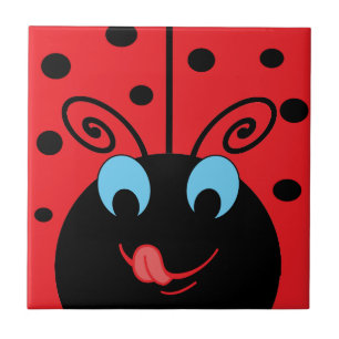 Ladybug Ceramic Tile