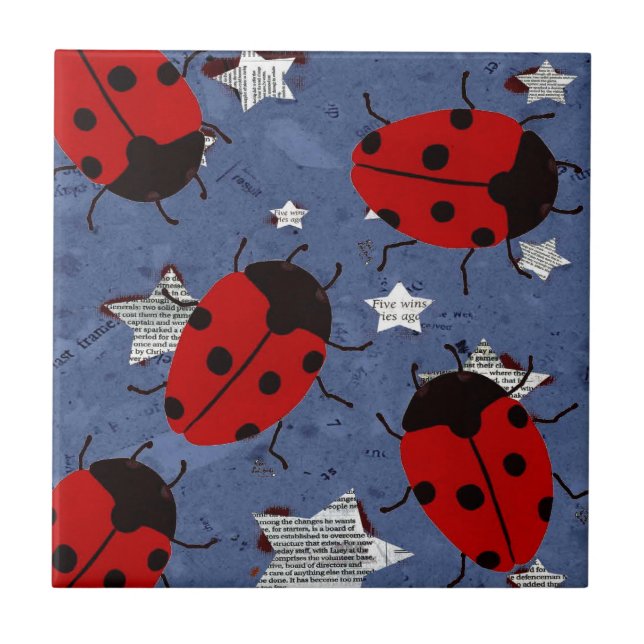 LADYBUG CERAMIC TILE (Front)
