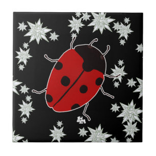 LADYBUG CERAMIC TILE