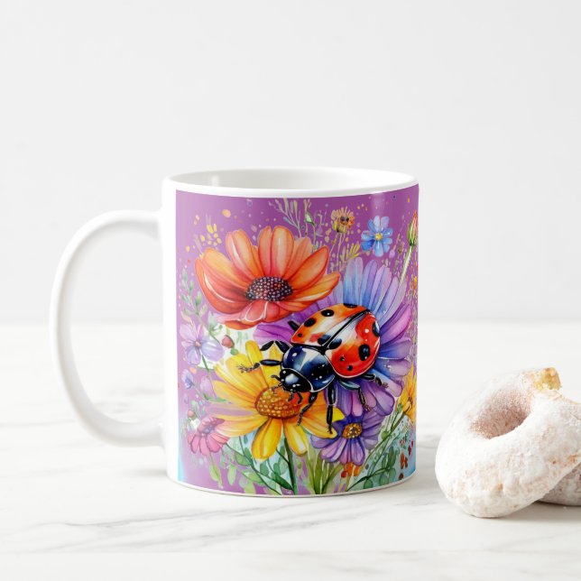Ladybug Coffee Mug (With Donut)
