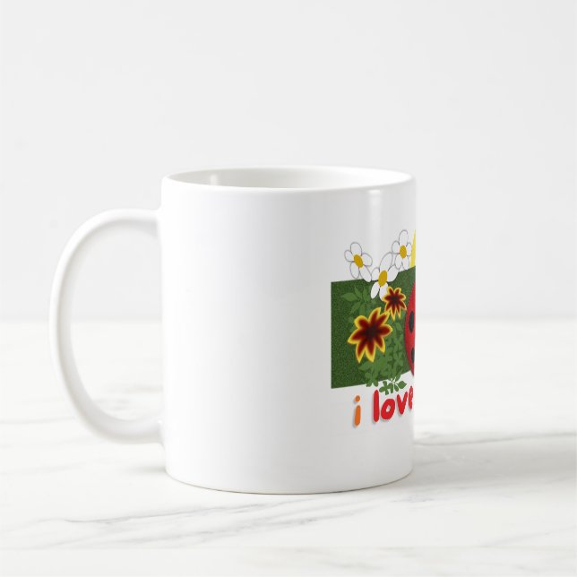 Ladybug Coffee Mug (Left)