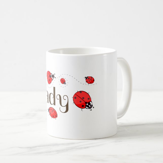 Ladybug Coffee Mug (Front Right)