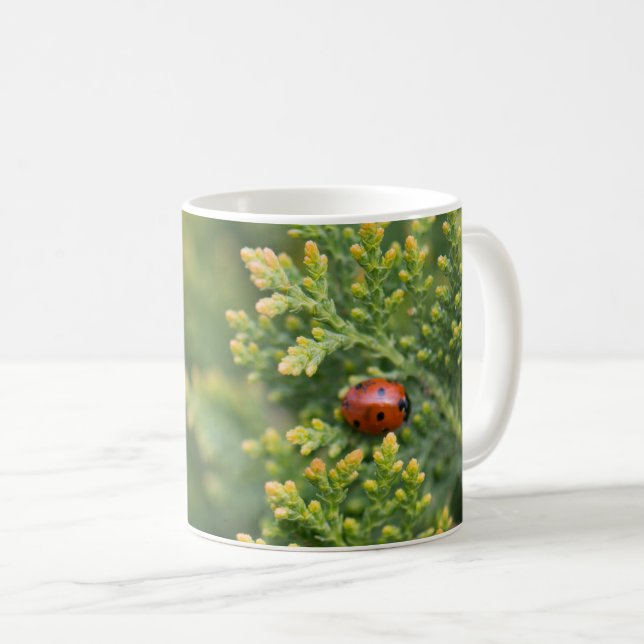 Ladybug Coffee Mug (Front Right)