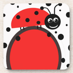 Ladybug Cork Coaster