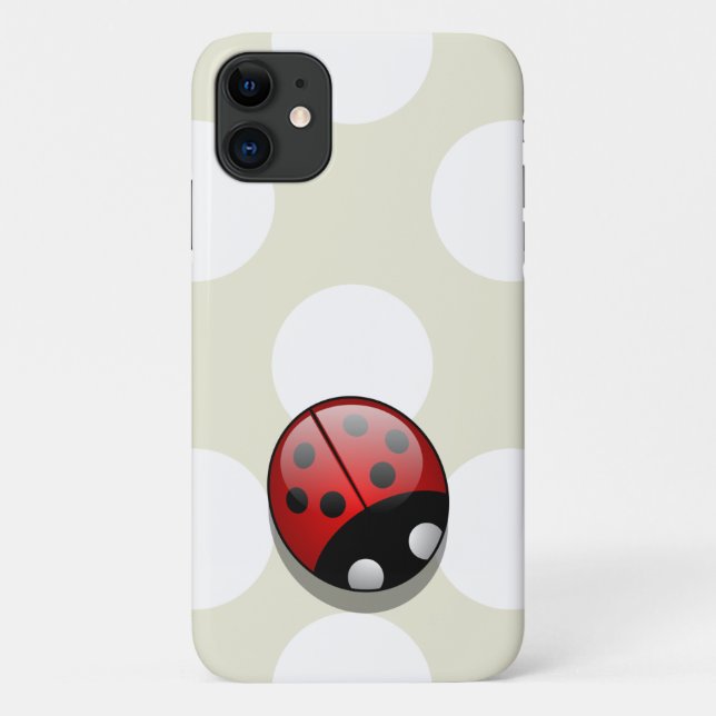 Ladybug, Cute Ladybug, Red Ladybug, Ladybird Case-Mate iPhone Case (Back)