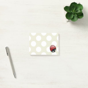 Ladybug, Cute Ladybug, Red Ladybug, Ladybird Post-it Notes