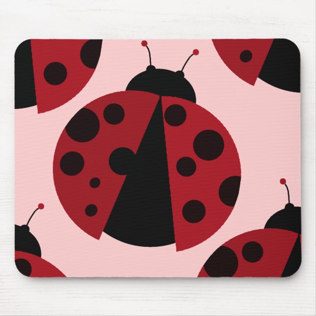 Ladybug Cute Mouse Pad (Front)