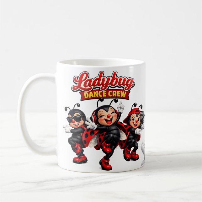 Ladybug Dance Crew Coffee Mug (Left)