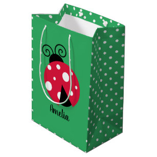 Ladybug Design Gift Bag