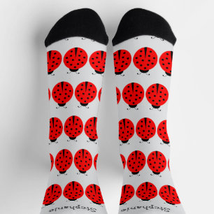 Ladybug  Design Socks