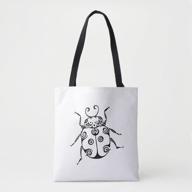 Ladybug Design  Tote Bag (Front)