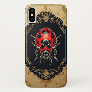 Ladybug  Elegant Artistic Painting iPhone X Case