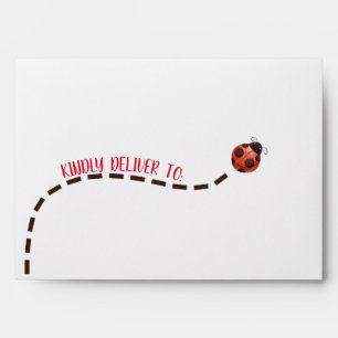 Ladybug Envelope for Birthday Party or Baby Shower